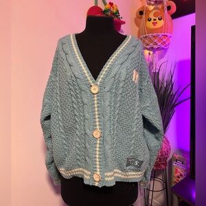 Taylor Swift Light Blue 1989 Cardigan